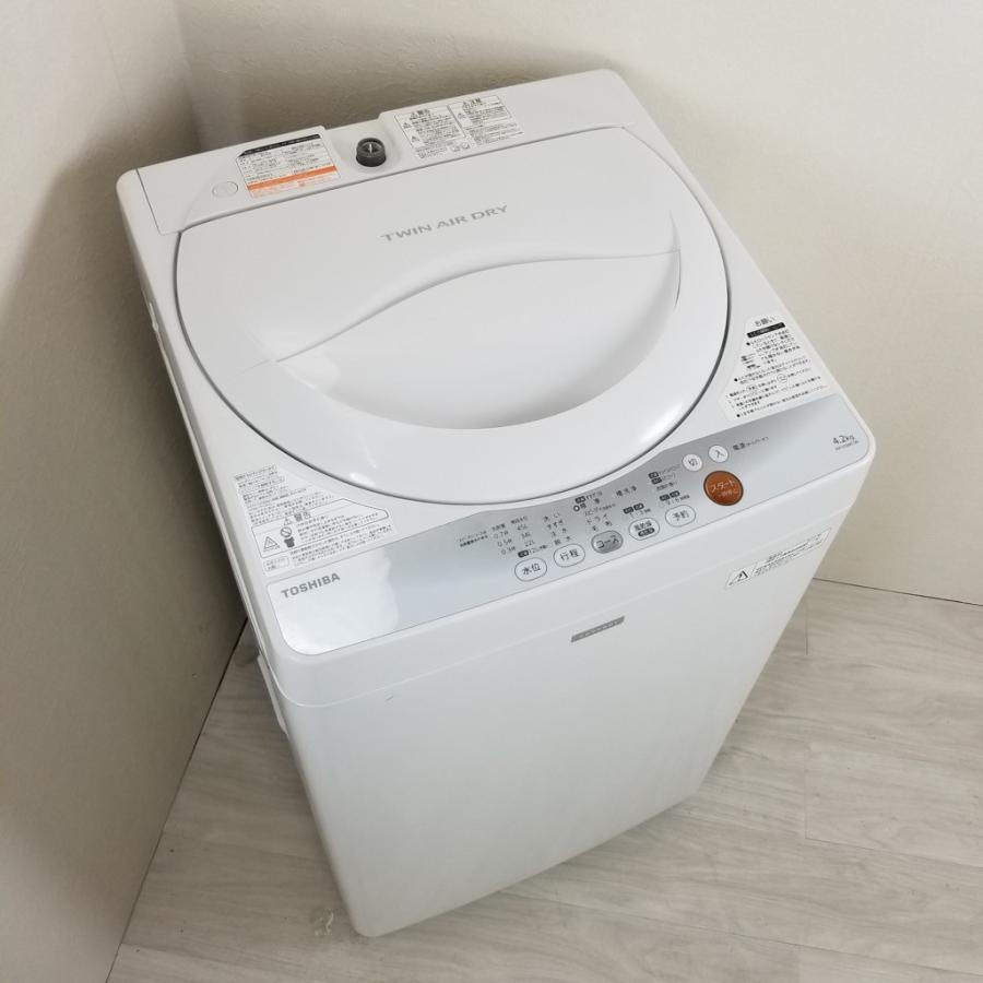 中古 4.2kg 全自動洗濯機 東芝 AW-42SMC 2013年〜2014年製 おまかせセレクト
