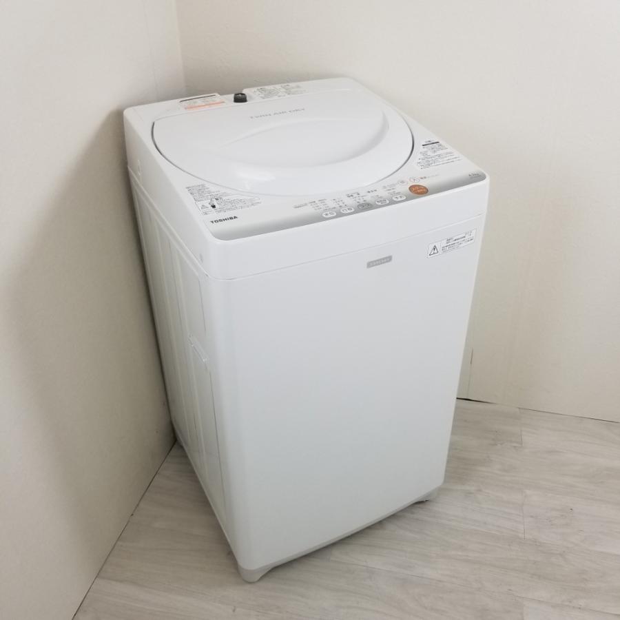 TOSHIBA（東芝） 中古 洗濯機 4.2kg 送風乾燥機能 AW-4SC2-W 2015年製 