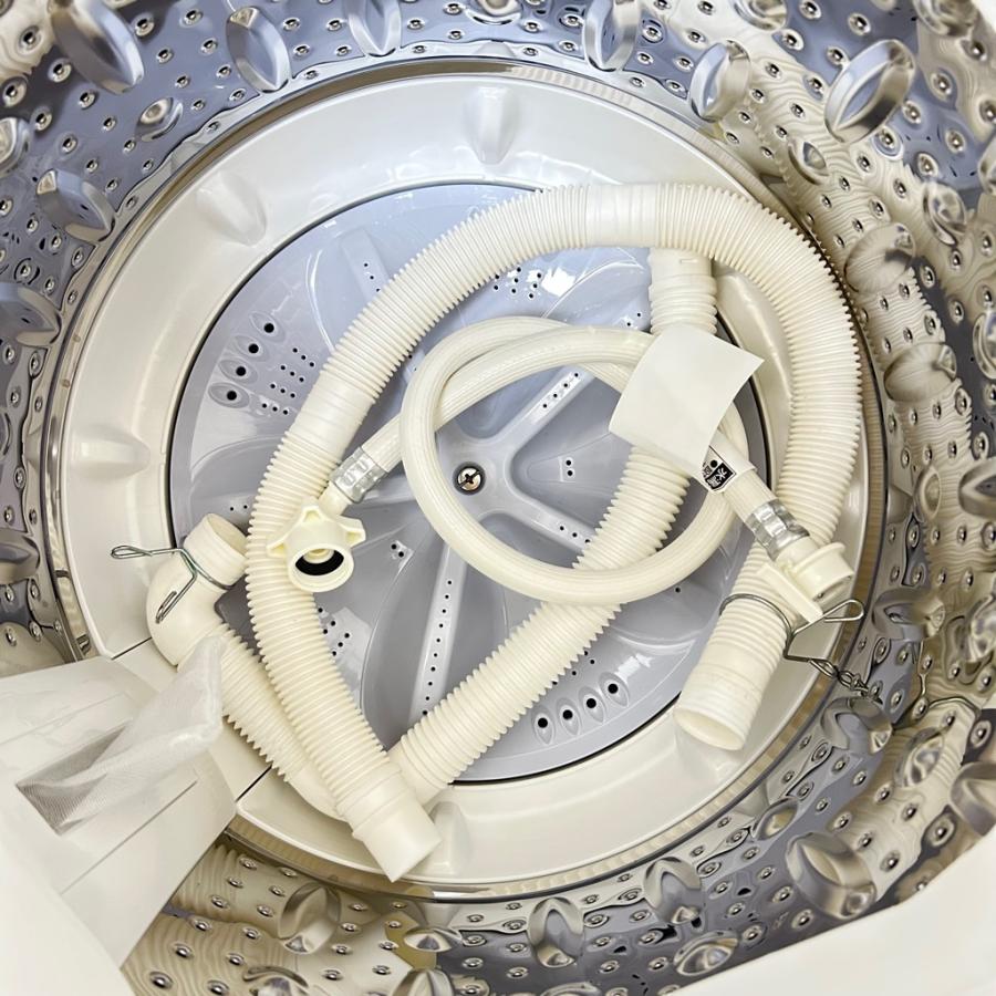 SHARP 中古 5.5kg 全自動洗濯機 シャープ ES-GE5EJ-W 風乾燥機能搭載