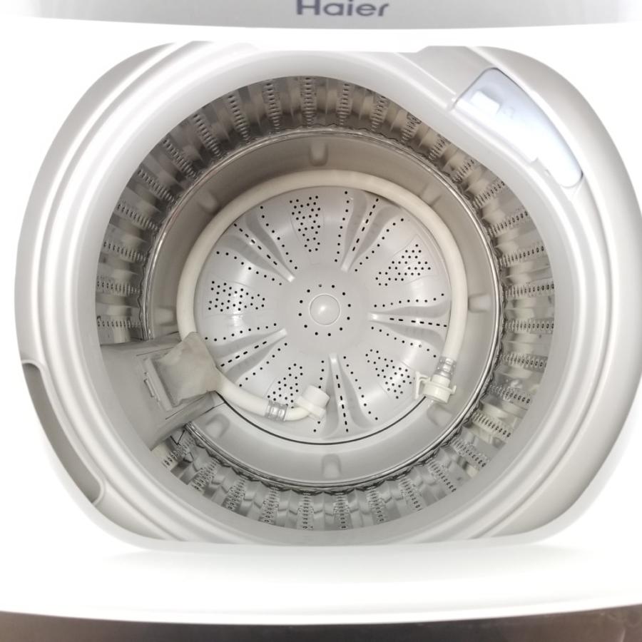 中古 5.5kg 洗濯機 送風乾燥機能 ハイアール JW-C55A-K 2016年〜2018年