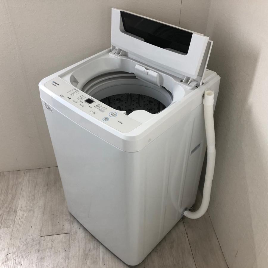 中古 洗濯機 maxzen マクスゼン 6.0kg JW60WP01 2019年製 ホワイト 一人暮らし 単身赴任 まとめ洗い 世帯用 おまかせセレクト