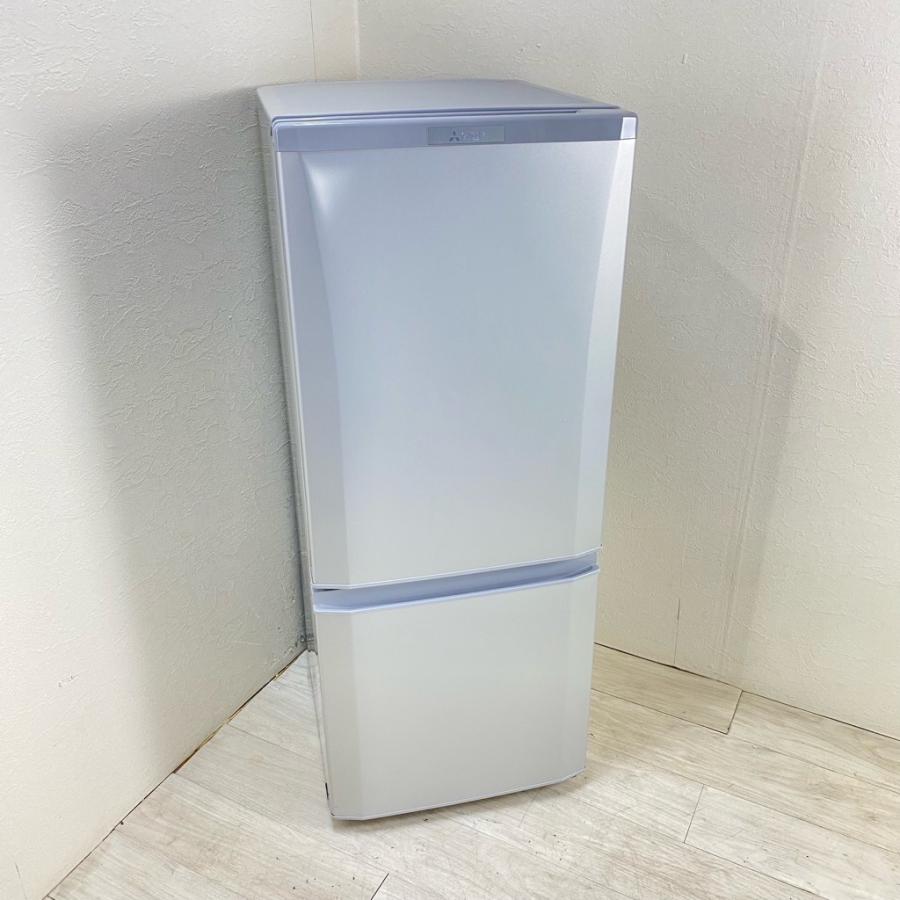 三菱 中古 146L 2ドア冷蔵庫 自動霜取りファン式 シルバー 三菱 三菱 中古 146L 2ドア冷蔵庫 自動霜取りファン式 シルバー 三菱