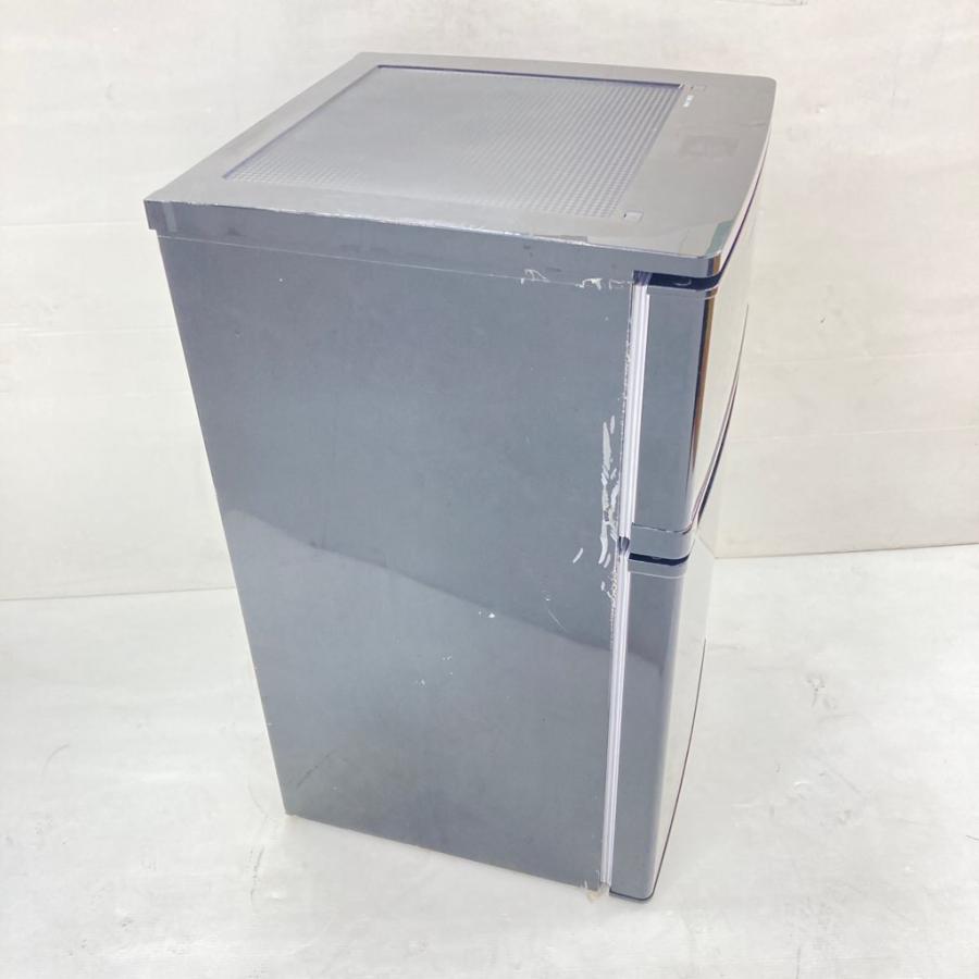 単身者向け 小さめな2ドア冷蔵庫  81L アイリスオーヤマ NRSD-8A-B 2019年製 中古動作品 クリーニング済み 中古 81L 2ドア冷蔵庫 アイリスオーヤマ NRSD-8AB 2019年製 ブラック