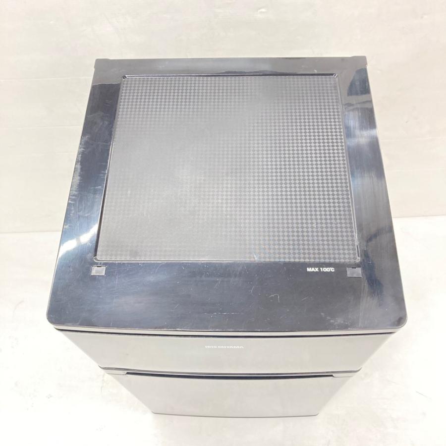 アイリスオーヤマ2ドア冷凍冷蔵庫中古NRSD-8A-B