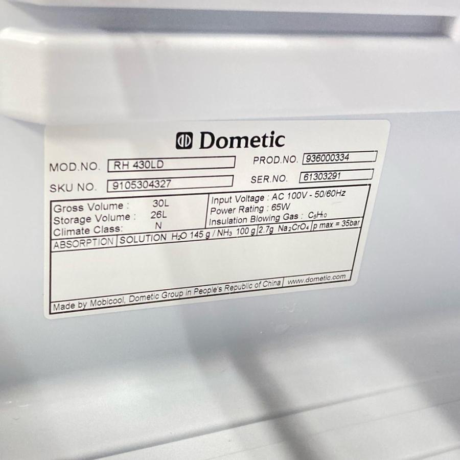 DOMETIC（ドメティック） 中古 30L 1ドア冷蔵庫 パーソナルスペース用