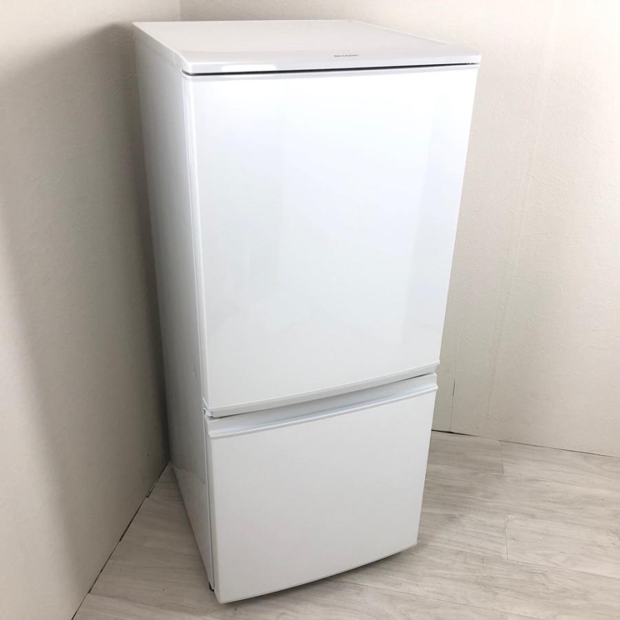 SHARP 中古 137L 自動霜取りファン式 つけかえどっちもドア