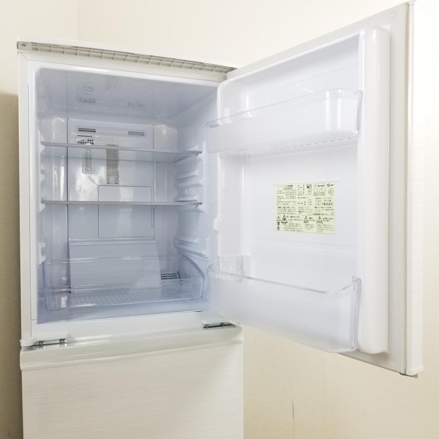 SHARP 中古 137L つけかえどっちもドア 2ドア冷蔵庫 シャープ SJ
