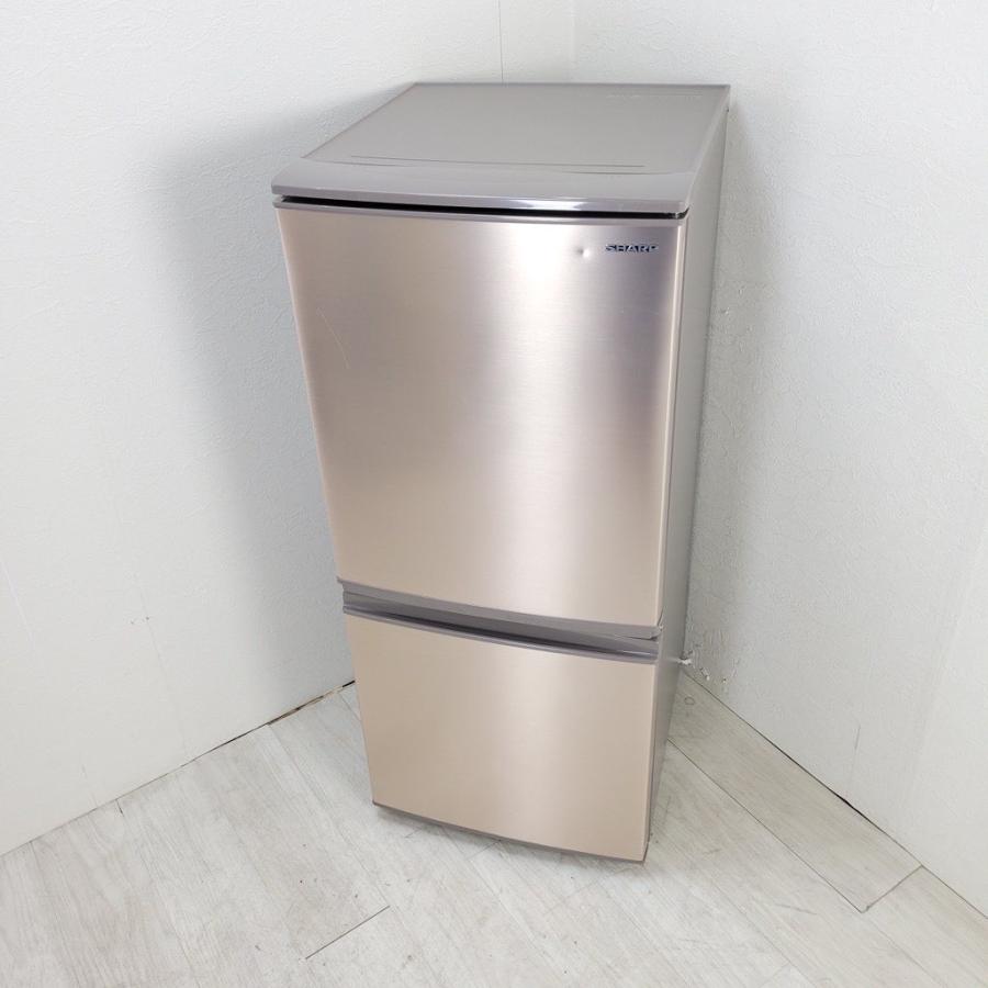 SHARP（シャープ） 中古 137L つけかえどっちもドア 2ドア冷蔵庫 SJ 