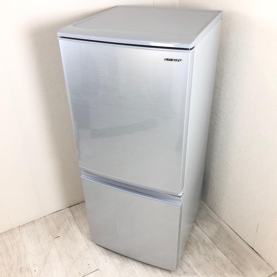 SHARP（シャープ） 中古 137L つけかえどっちもドア 2ドア冷蔵庫 SJ