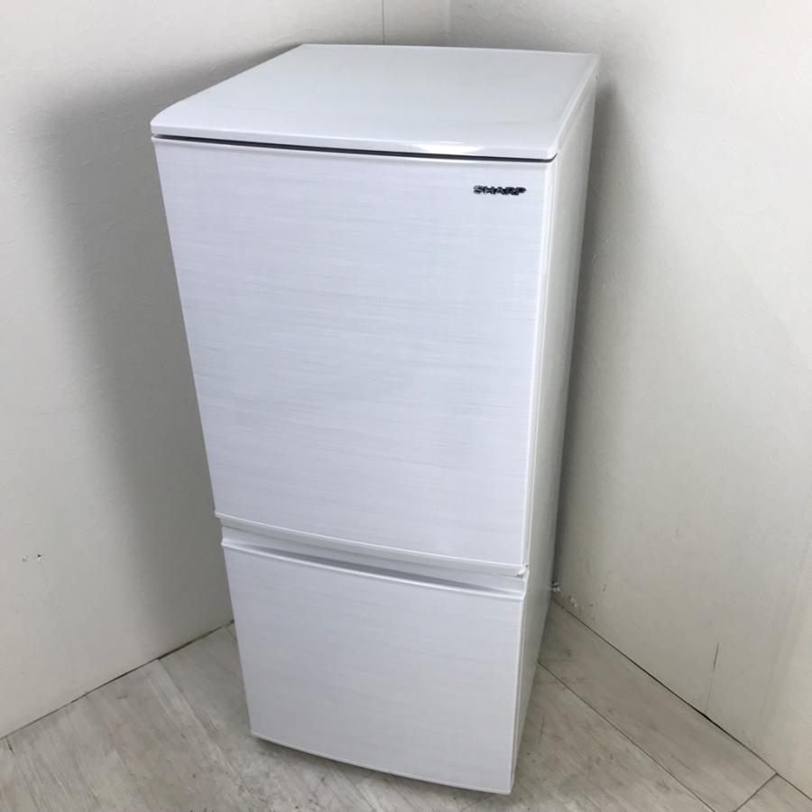 SHARP（シャープ） 中古 137L つけかえどっちもドア 2ドア冷蔵庫 SJ