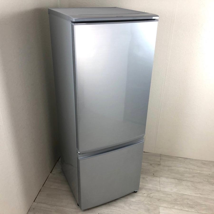 ⑳【6ヶ月保証付】美品 シャープ 167L 2ドア 冷蔵庫 SJ-D17A シルバー SJ-D17C-S 冷蔵庫 シルバー系 [167L /2ドア /右開き/左開き付け替え