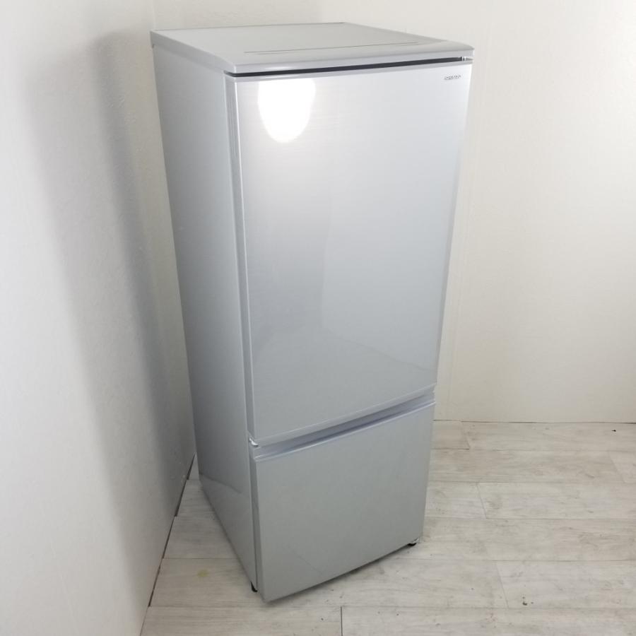 SHARP 2ドア冷蔵庫 SJ-C17D-N 2018年製 167L 46L
