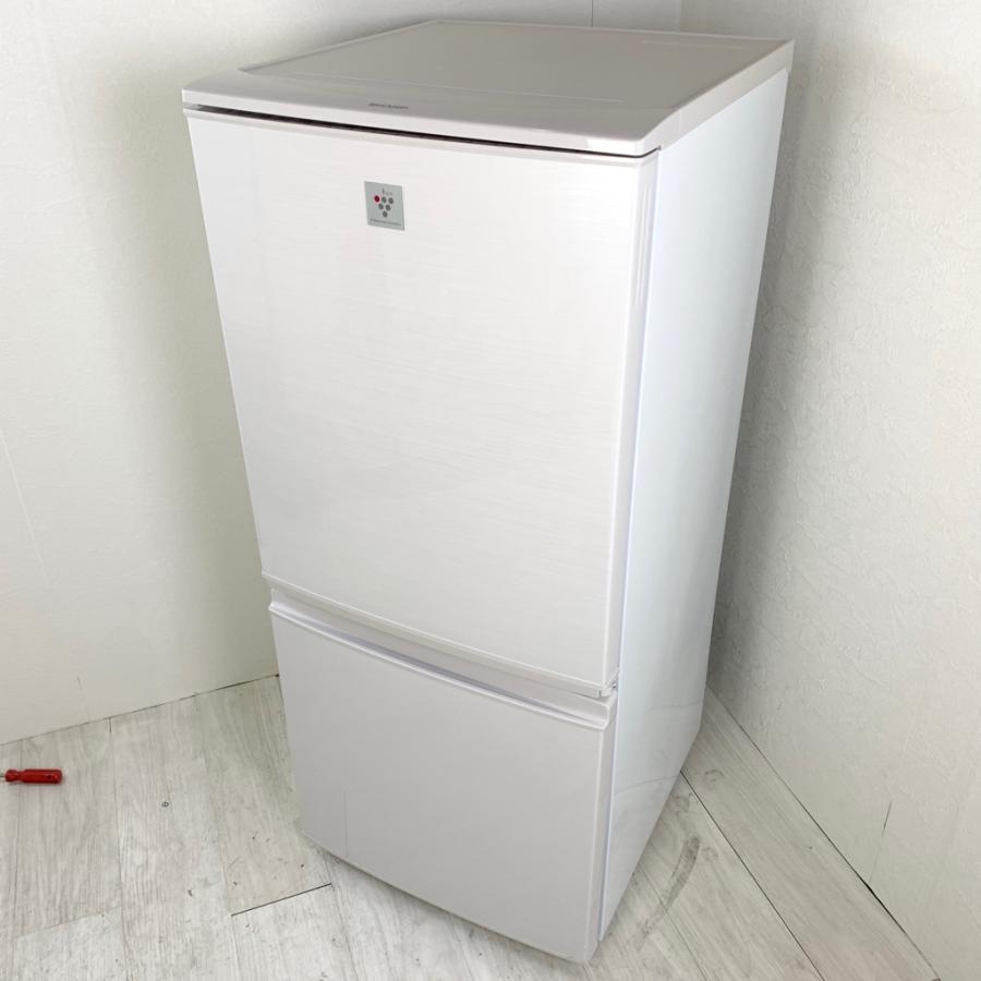 シャープ 冷蔵庫 SJ-PD14A-C 中古品 137L  2015年製 SHARP（シャープ） 中古 プラズマクラスター 冷蔵庫 つけかえどっちも
