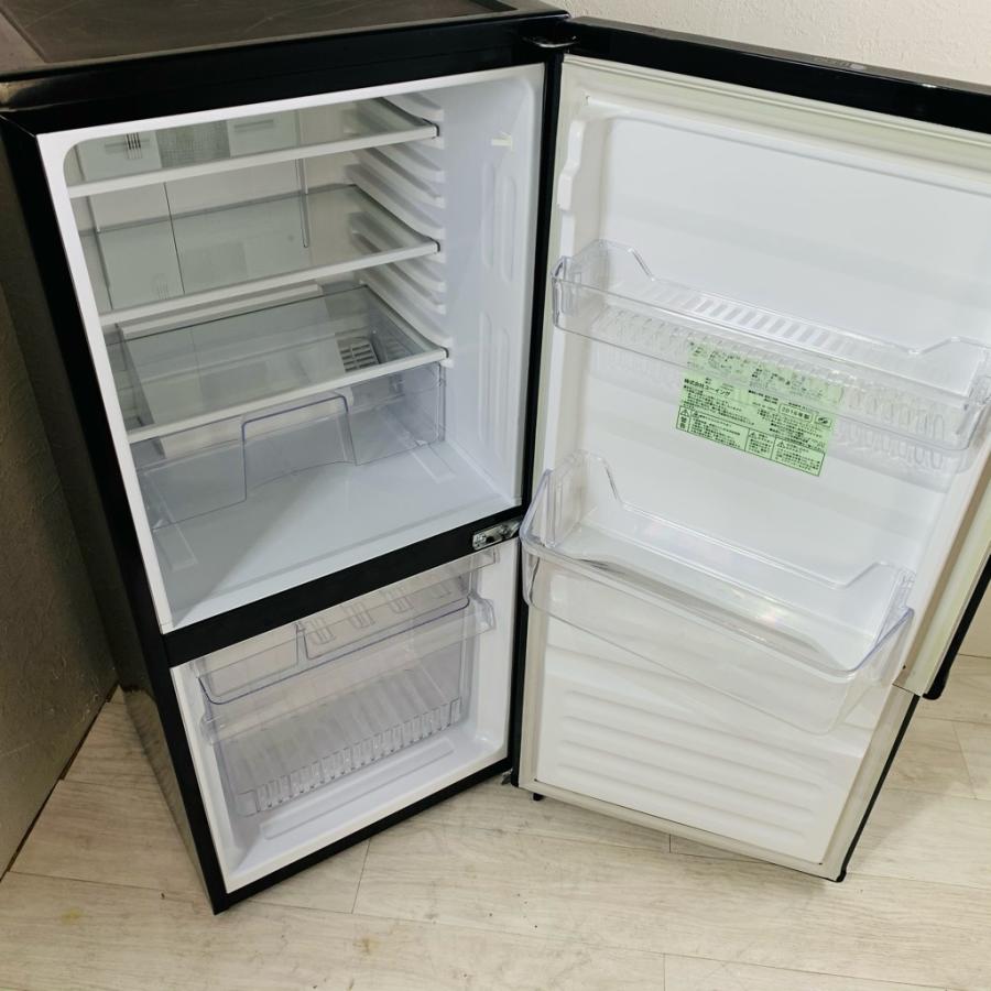 ユーイング 中古 2ドア冷蔵庫 小さい 自動霜取りファン式 UR-F110H-K 