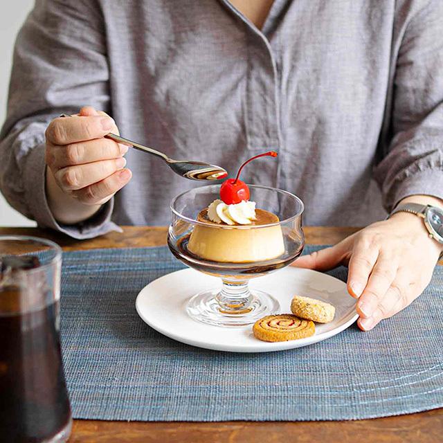 アンティーク アイスクリーム皿 気泡ガラス 4セット アンティーク