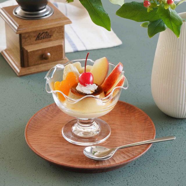 フランス製　グラスとデザート椀　2セットずつ 東洋佐々木ガラス デザートグラス サンデー プルエースパーラー