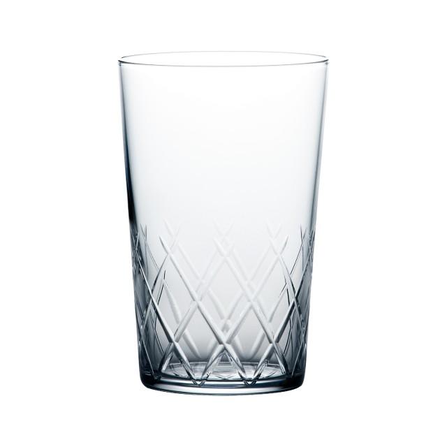 タンブラー 薄氷 矢来カット 265ml 6個入 東洋佐々木ガラス（B-21108CS-C745） キッチン、台所用品の画像