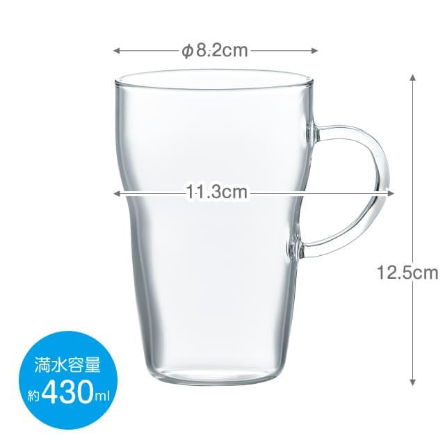 マグカップ 耐熱 430ml 3個セット 東洋佐々木ガラス（TH-402-JAN）（TH-402-JAN） キッチン、台所用品｜cosmo-style｜03