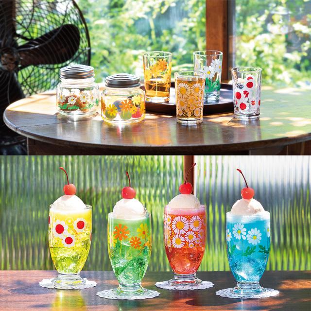 アデリアレトロ 皿 コップ バラ売りOK アデリアレトロ｜日本製｜ガラス食器ブランド ADERIA｜アデリア