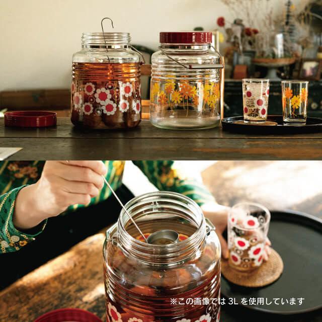 ADERIA アデリアレトロ 保存容器 貯蔵びん 1L アデリア 石塚硝子