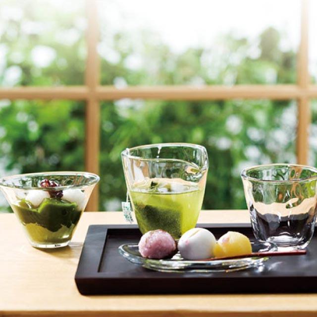 ADERIA ガラス 小付け 3個入 てびねり アデリア 石塚硝子 （P-6258