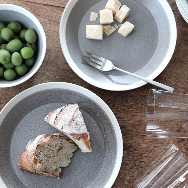 木村硝子店 プレート dishes 230 plate 2枚 ペア fog gray イイホシユミコ（15741） ポイント10倍 キッチン、台所用品