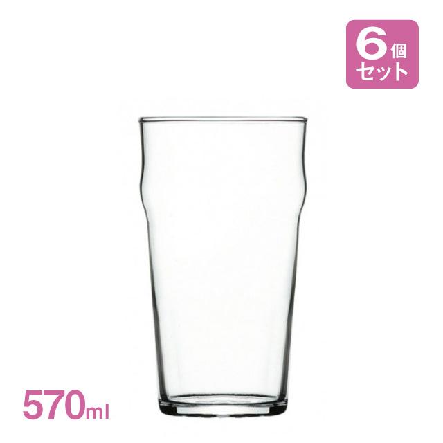 アルクインターナショナル ビアグラス ノニック 1パイント 570ml 6個入