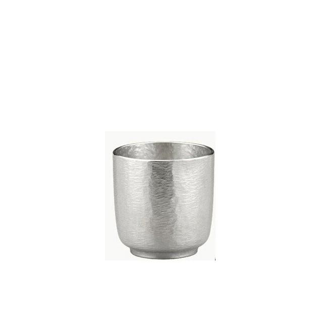 大阪錫器 ぐい呑み シルキー足付 45ml（GU-SIA） キッチン、台所用品