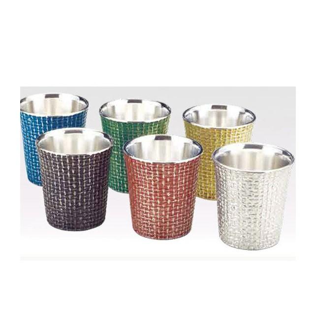 大阪錫器 ぐい呑み みゆき 55ml 青（MIY-B） キッチン、台所用品