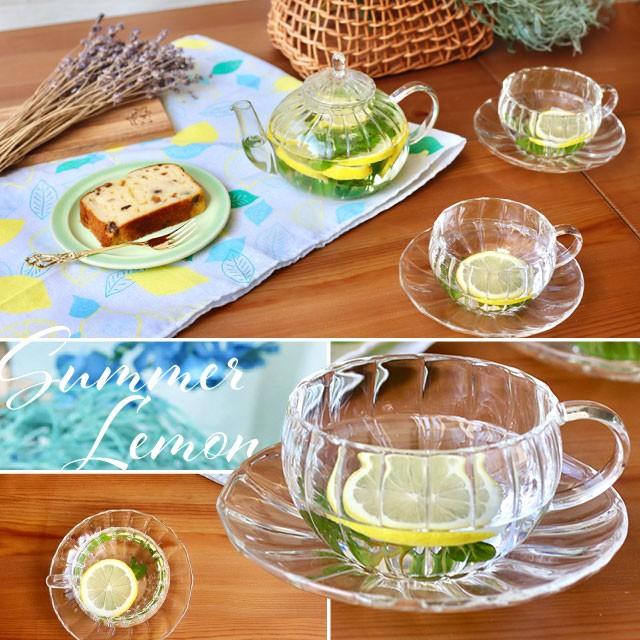 吉谷硝子 ポット付き ティーセット ポット500ml・カップ240ml 吉谷硝子 ポット付き ティーセット ポット500ml・カップ240ml