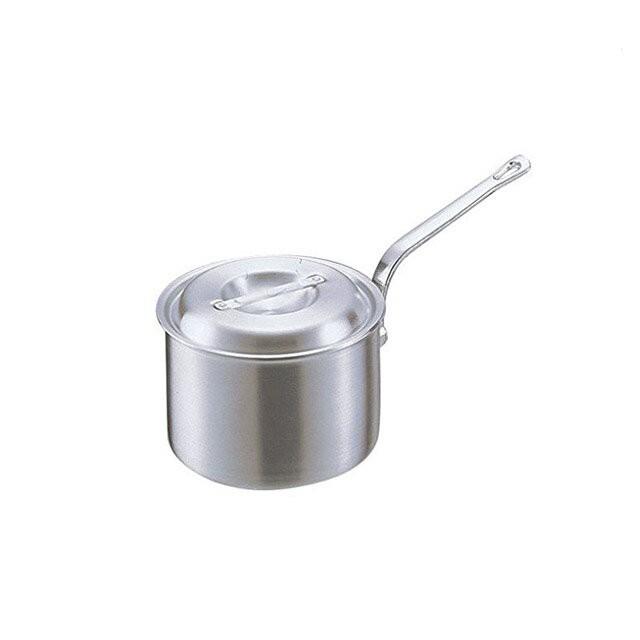 アルミDON 片手深型鍋 24cm アカオアルミ（AKT19024）1-0031-0504 キッチン、台所用品