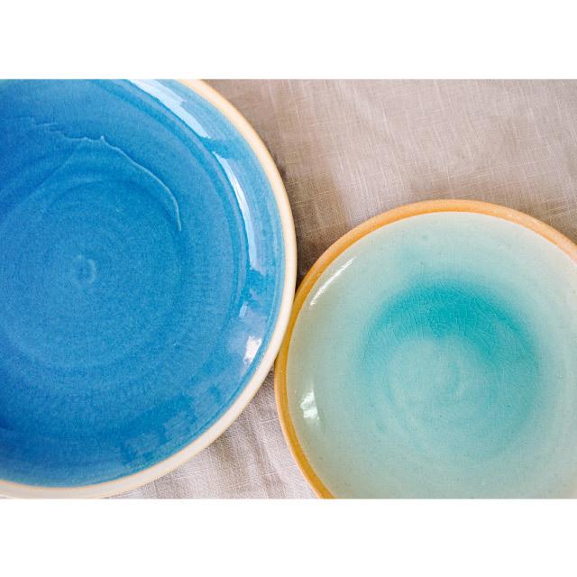 SAKUZAN 作山窯 丸皿 L 26.5cm 2枚セット Gloss（18062・18073