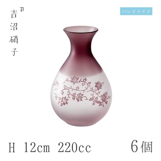 ブランド登録なし - 徳利 220竓 6個 小紋鉄線 徳利 H12珊 吉沼玻璃（12-803） 御厨子所、御厨子所装置 キッチン、日用品、文具-コップ、グラス、酒器