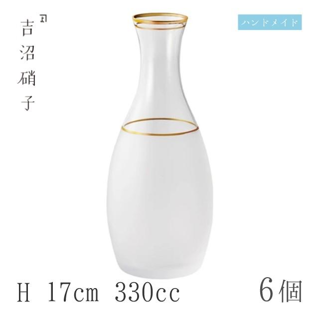徳利 330cc 6個 大徳利 消金 H17cm 吉沼硝子（WLF） キッチン、台所用品