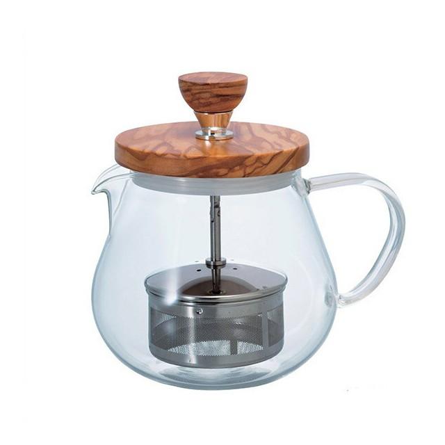 HARIO - ティオール・ウッド 450ml 2個 Olivewoodseries ハリオ (TEO-45-OV)御厨子所、御厨子所装置 コーヒー、ティーカップ-食器、グラス、カトラリー-ティーポット
