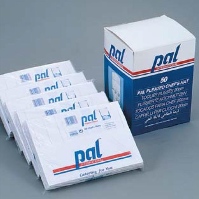 PAL 英国型 シェフハット 高さ195mm 50枚入 A82110（SHT20）1-1527-0801 キッチン、台所用品 | アナテックス | 01