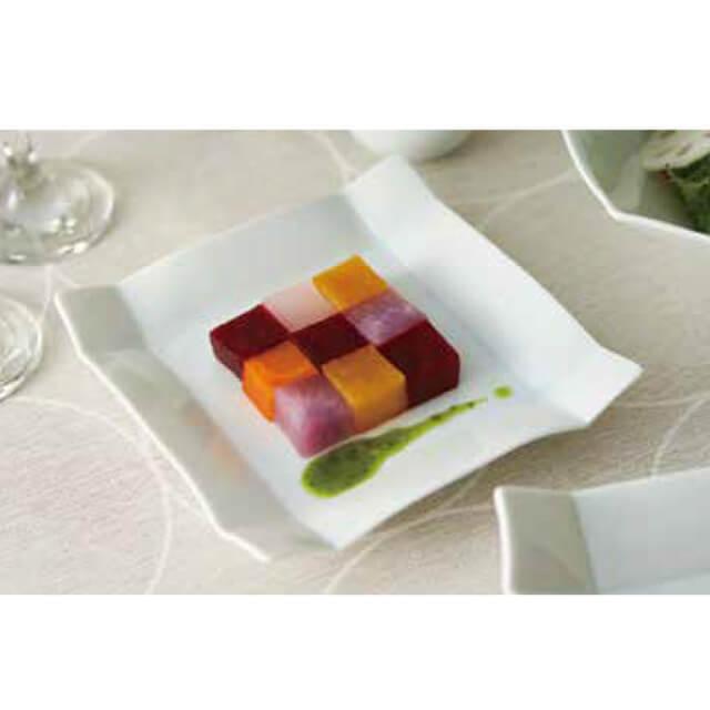 食器皿 15cm 銘々皿 5枚セット オリガミ origami 青白磁 川昌製陶所