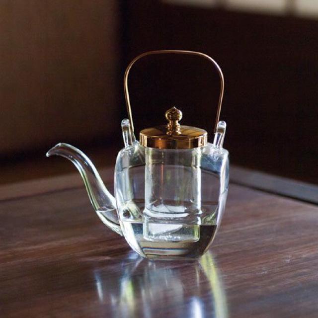 廣田硝子 角ちろり 金 中子付き 450ml 廣田硝子（154-GLD） キッチン