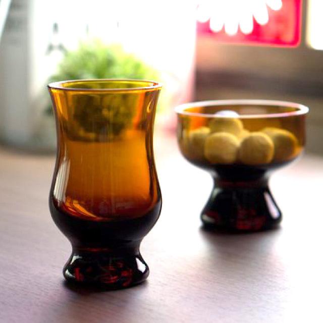 廣田硝子 BYRONコーヒーグラス 6個セット 250ml 選べる2色 昭和