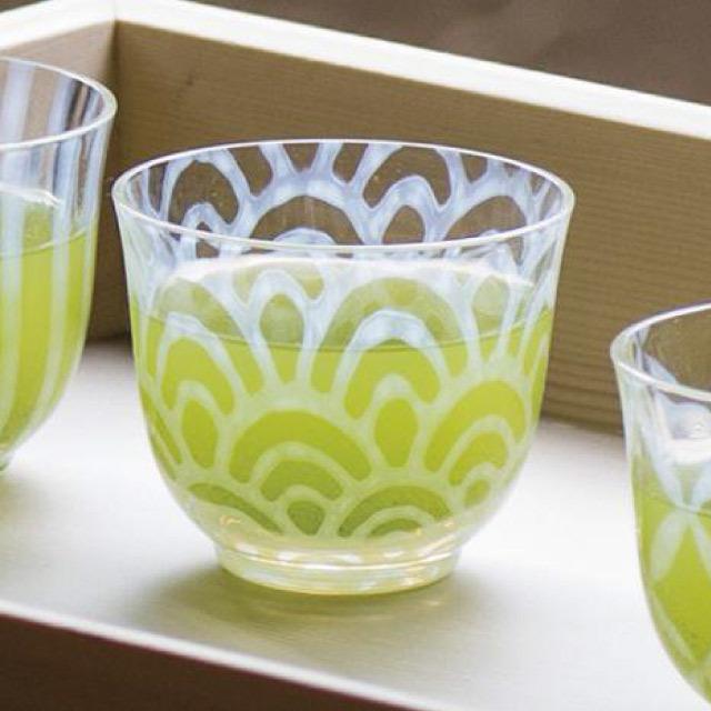 廣田硝子 大正浪漫硝子 冷茶グラス 五客揃 140ml 廣田硝子（TR-5002
