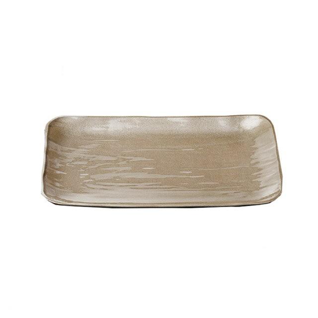 尺0寸 長角大宝盛皿 シャンパンゴールド 3個セット（51098640）8-374-27 キッチン、台所用品
