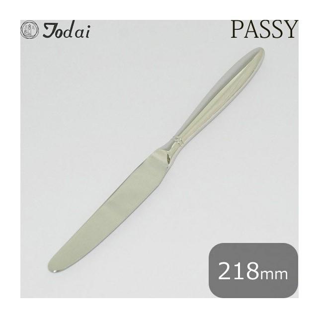 トーダイ パッシー デザートナイフ H.H ウェイト付 6本セット オールミラー仕上 18-8（005206） キッチン、台所用品