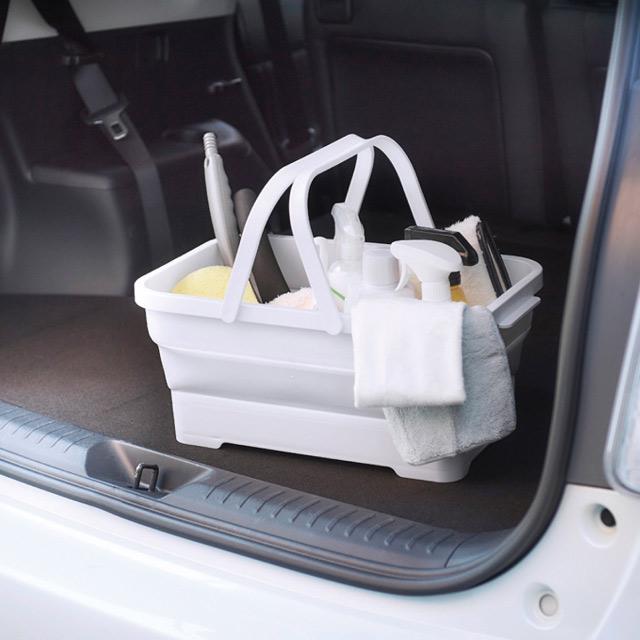 伊勢藤 バケツ 折りたたみ 15L ソフトタブ ハンドル付き ISETO 伊勢藤