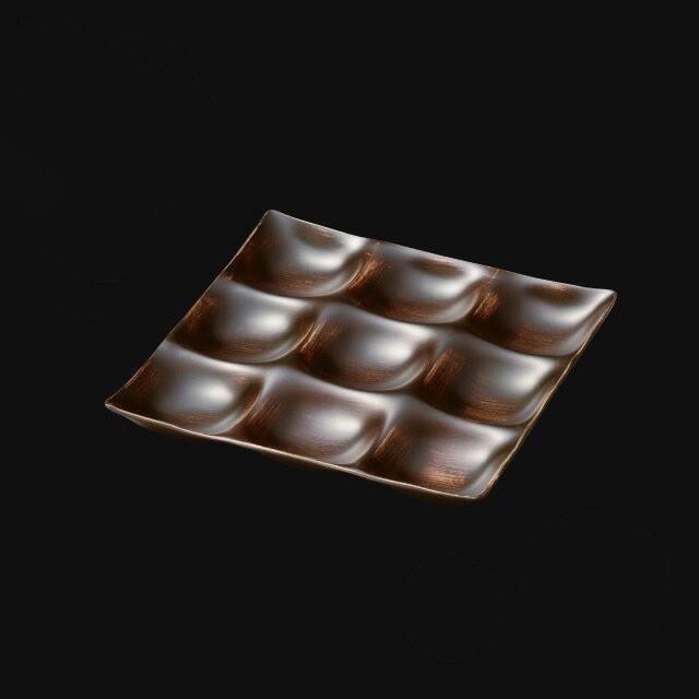 ナインプレート 白木レトロ木目 3個セット 和美作日 Wabisabi（3-105-02) キッチン、台所用品