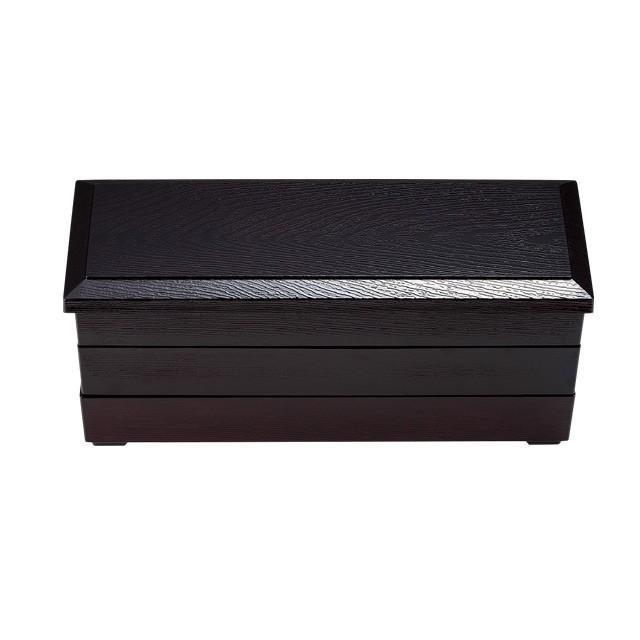弁当用 3ツ仕切 溜内朱塗 新大寿 5個セット 和美作日 Wabisabi（3-645-06) キッチン、台所用品の画像