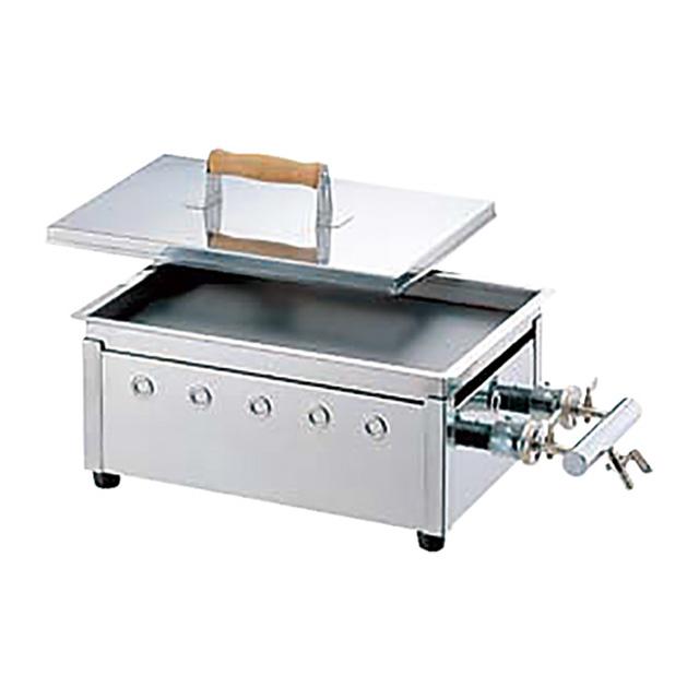 AKS卓上ドテ焼 餃子焼・鉄板焼兼用 大 LPガス （067031）07-0334-0303