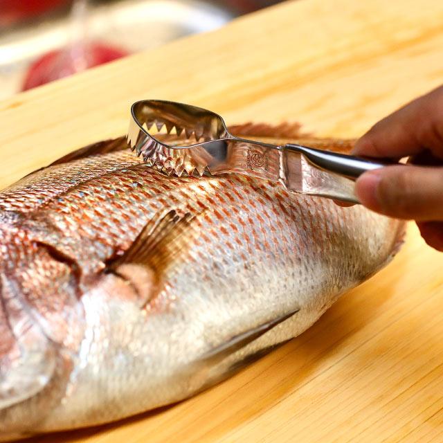 うろこ取り ウロコ取り オールステンレス 魚 鱗 飛び散りにくい 日本製 キッチン 台所用品 10 Offクーポン K Annon キッチン 業務用食器 通販 Yahoo ショッピング