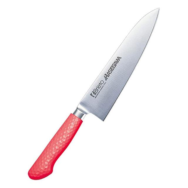 抗菌カラー包丁 牛刀 両刃 MGK-180 レッド(131253)07-0256 抗菌カラー包丁 牛刀 両刃 MGK-180 レッド(131253)07-0256