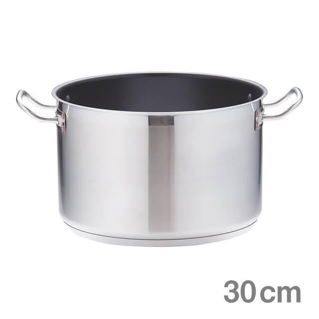 TKG PRO プロ エクスカリバー 半寸胴鍋 蓋無 30cm（AHV6530）1-0010-0207 キッチン、台所用品