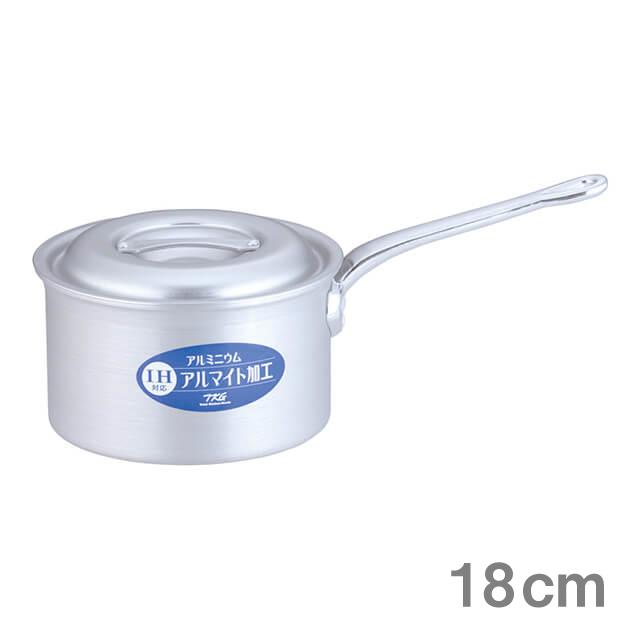 片手鍋 TKG IHアルミ 深型片手鍋 目盛付 18cm（AKTF601）1-0025-0401 キッチン、台所用品